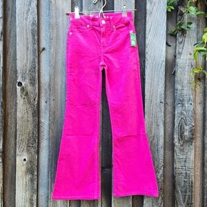 Gap Kids High Rise Velvet Flare Jeans with Washwell- Girls 8